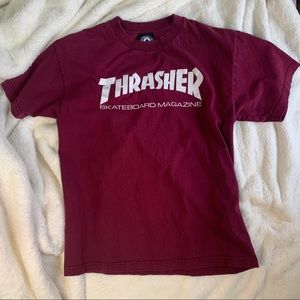 Burgundy Thrasher Tee